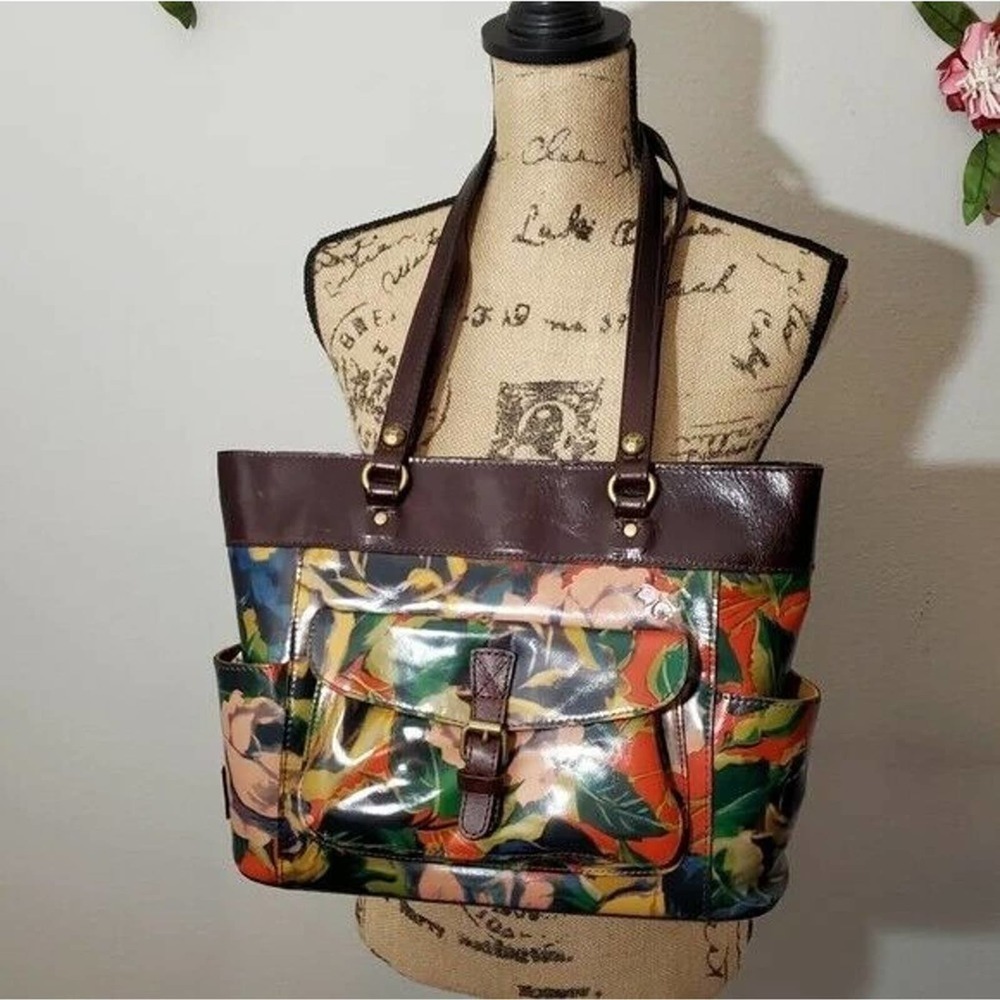 Patricia Nash Bolsena Winter Bloom Tote satchel handbag NEW!